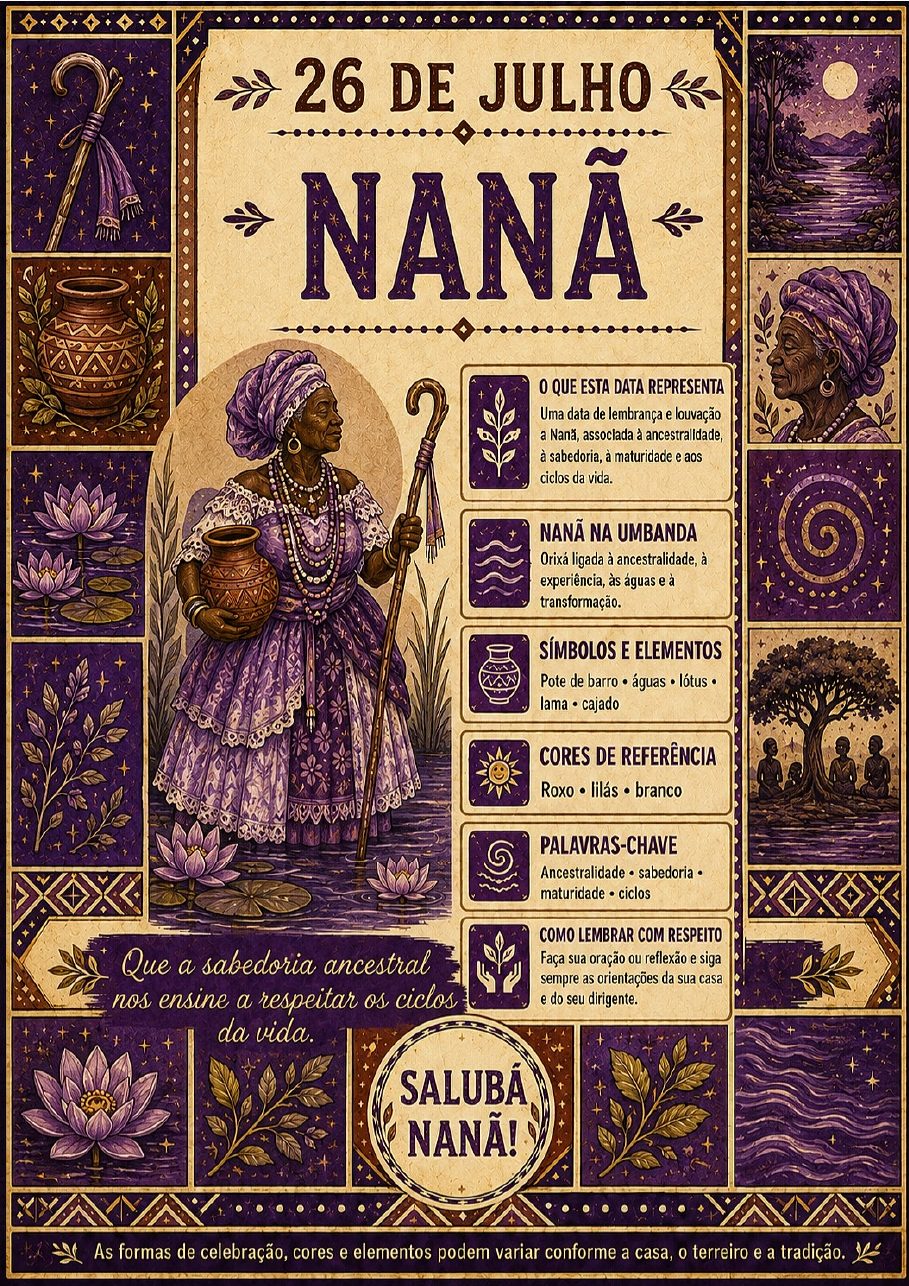 Infográfico A4 de Nanã (26 de julho)